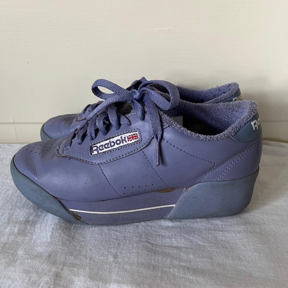 Princess Reebok Periwinkle 6.5 Women's Vintage 1980s - Picture 2 of 7